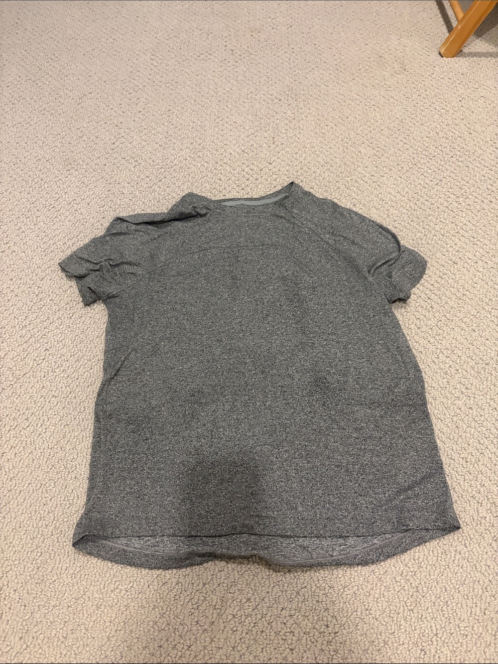 lululemon athletica Heathered Charcoal Short Sleeve Tee